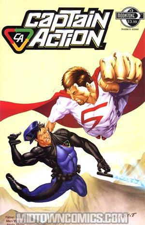 Captain Action Comics #3 Modern Marat Mychaels Cover
