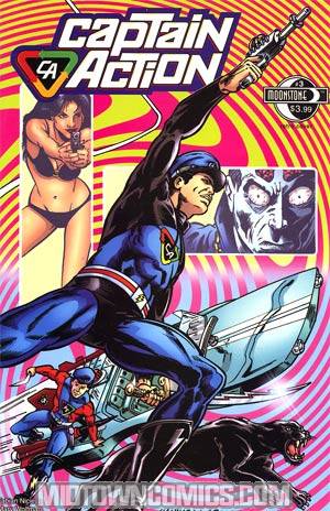 Captain Action Comics #3 Retro Ed Hannigan Cover
