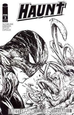 Haunt #3 Cover C Incentive Todd McFarlane Black & White Cover