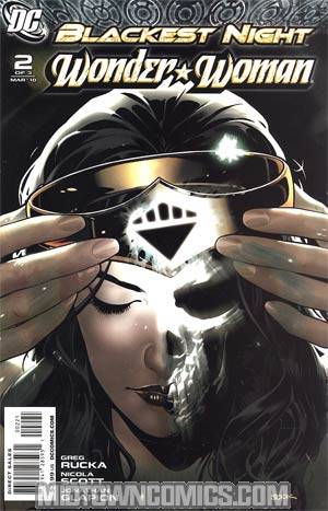 Blackest Night Wonder Woman #2 Cover B Incentive Ryan Sook Variant Cover