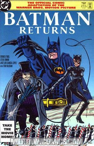 Batman Returns Movie Adaptation Cover A Regular Comic Book Format