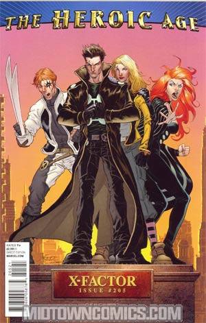 X-Factor Vol 3 #205 Cover B Incentive Nicolas Mitric Heroic Age Variant Cover (X-Men Second Coming Tie-In)