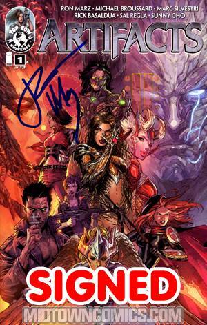 Artifacts #1 Cover K 1st Ptg Top Cow Jam Signed By Ron Marz