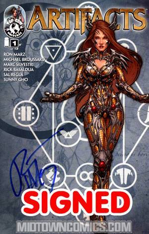 Artifacts #1 Cover L 1st Ptg John Tyler Christopher Signed By Ron Marz