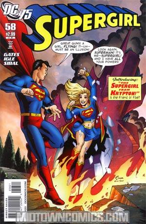 Supergirl Vol 5 #58 Cover B Incentive DC 75th Anniversary By Amanda Conner Variant Cover