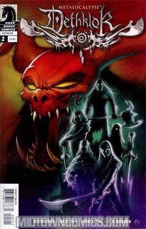 Metalocalypse Dethklok #2 Incentive Eric Powell Variant Cover