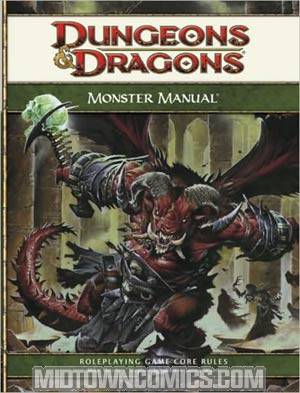 Dungeons & Dragons Core Rulebook Monster Manual HC 4th Edition