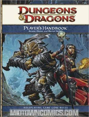 Dungeons & Dragons Core Rulebook Players Handbook HC 4th Edition