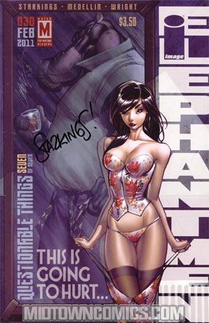 Elephantmen #30 Cover B Signed By Richard Starkings