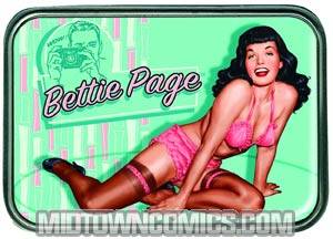 Bettie Page Aquamarine Belt Buckle