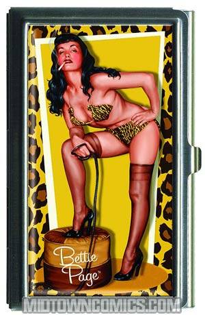 Bettie Page Golden Leopard Small Case