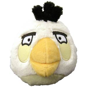 Angry Birds 5-Inch Plush With Sound - White Bird