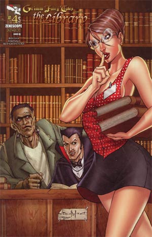 Grimm Fairy Tales Presents The Library #4 Cover B Pasquale Qualano