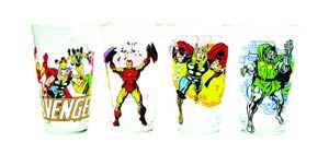 Marvel Classic Toon Tumblers Clear Pint Glass - Thor