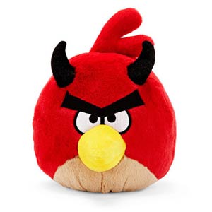 Angry Birds 5-Inch Halloween Plush - Devil Bird