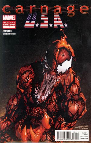 Carnage USA #1 Cover B Incentive Humberto Ramos Variant Cover