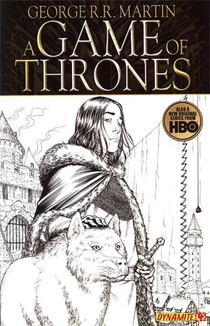 Game Of Thrones #4 Cover B Incentive Mike S Miller Black & White Cover