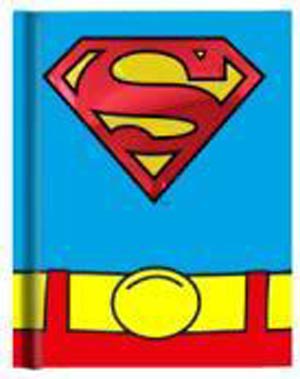 Superman Uniform 6x8-Inch Hard Cover Journal
