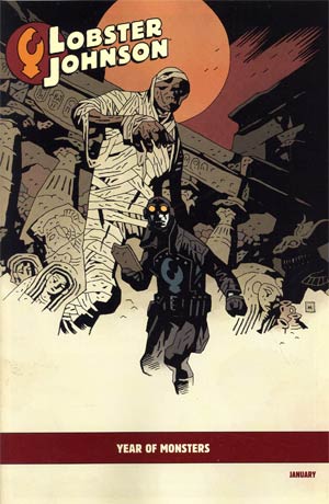Lobster Johnson The Burning Hand #1 Incentive Mike Mignola Year Of Monsters Variant Cover