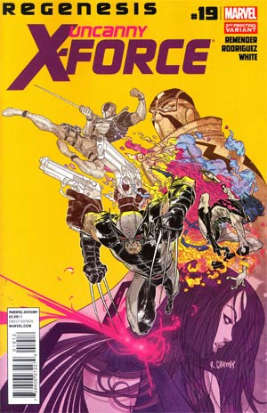 Uncanny X-Force #19 Cover D 2nd Ptg Robbi Rodriguez Variant Cover (X-Men Regenesis Tie-In)