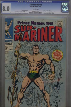 Sub-Mariner #1 Cover B CGC 8.0