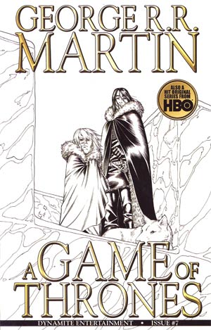 Game Of Thrones #7 Cover D Incentive Mike S Miller Black & White Cover