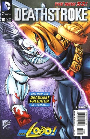 Deathstroke Vol 2 #10 Incentive Rob Liefeld Variant Cover