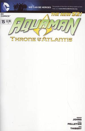 Aquaman Vol 5 #15 Variant We Can Be Heroes Blank Cover (Throne Of Atlantis Part 2)