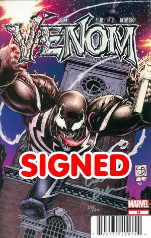 Venom Vol 2 #28 Cover B DF Signed By Cullen Bunn