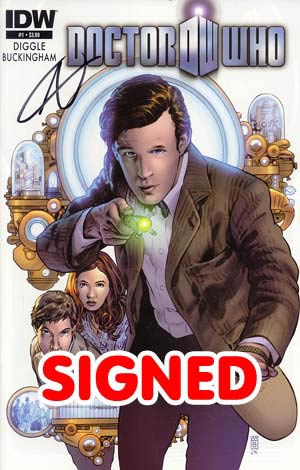 Doctor Who Vol 5 #1 Cover D 1st Ptg Regular Mark Buckingham Cover Signed By Andy Diggle