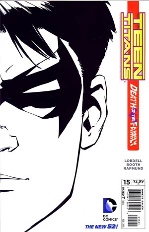 Teen Titans Vol 4 #15 Incentive Brett Booth Sketch Cover (Death Of The Family Tie-In)