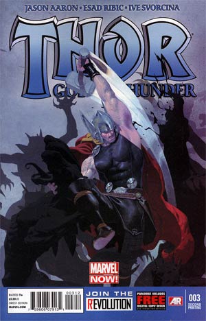 Thor God Of Thunder #3 Cover C 2nd Ptg Esad Ribic Variant Cover
