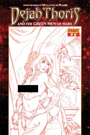 Dejah Thoris And The Green Men Of Mars #2 High-End Mel Rubi Risque Red Ultra-Limited Cover (ONLY 25 COPIES IN EXISTENCE!)