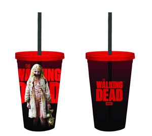 Walking Dead 16-Ounce Cold Cup With Lid & Straw - Teddy Girl