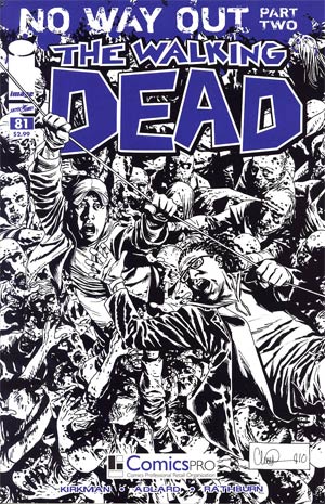 Walking Dead #81 Cover B ComicsPro Variant Sketch Cover