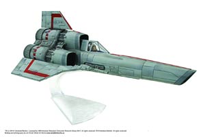 Battlestar Galactica Classic Viper Assembled Model Kit