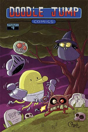 Dynamite® Doodle Jump #5 Video Game Homage Exclusive Variant Cover