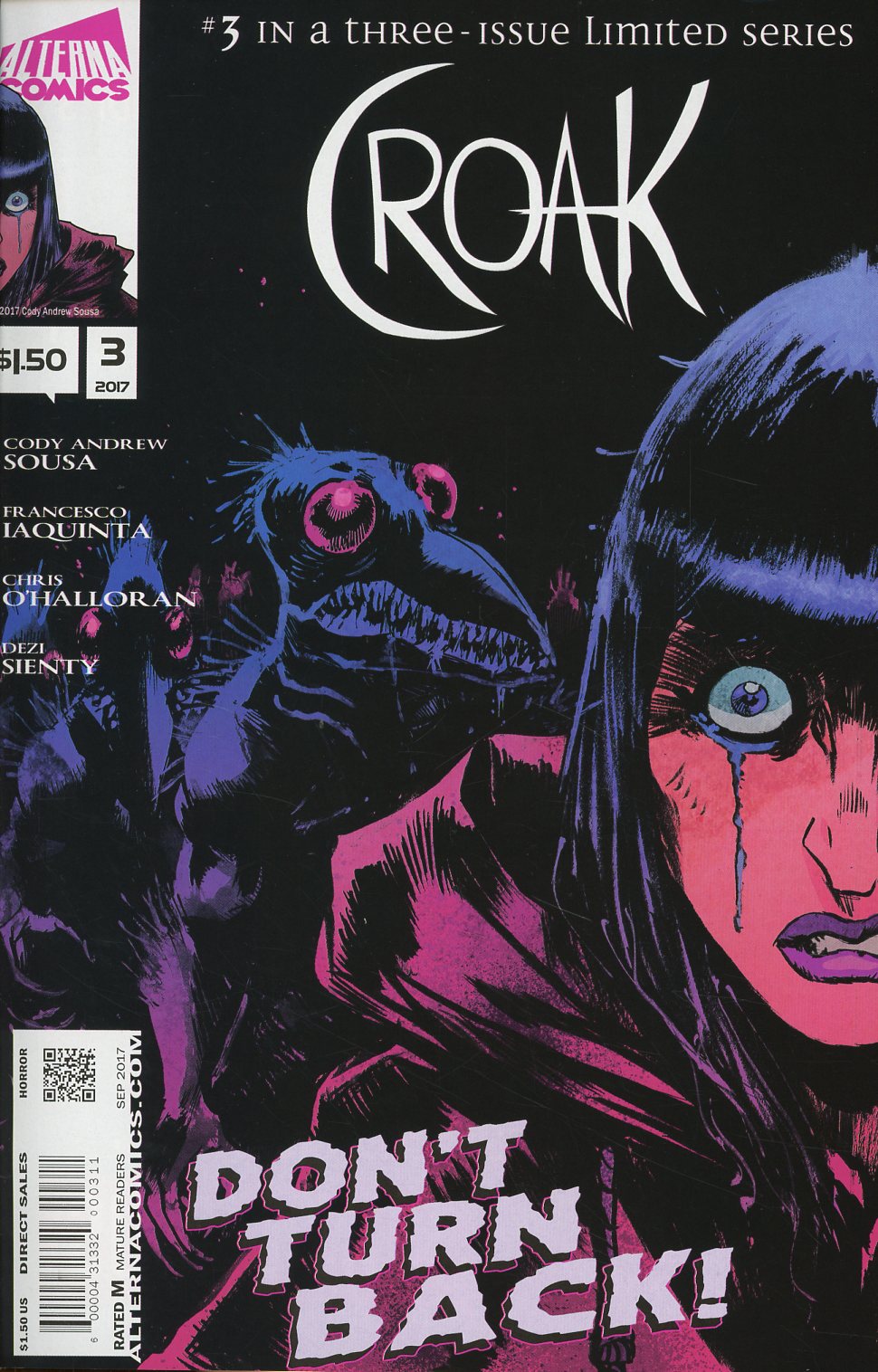 Croak (Alterna Comics) #3 Recommended Back Issues