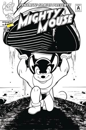 Mighty Mouse Vol 5 #4 Cover D Incentive Yale Stewart Black & White Cover Recommended Back Issues
