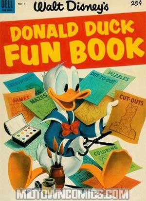 Dell Giant Comics Donald Duck Fun Book #1