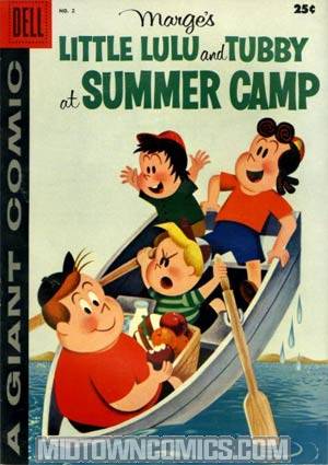 Dell Giant Comics Marges Little Lulu & Tubby At Summer Camp #2