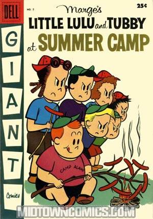 Dell Giant Comics Marges Little Lulu & Tubby At Summer Camp #5