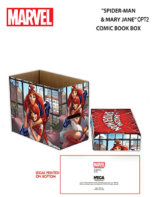 Marvel Comics Secret Wars Short Comic Book Storage Box Five-Pack