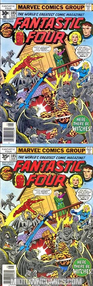 Fantastic Four #185 Cover B 35-Cent Variant Edition