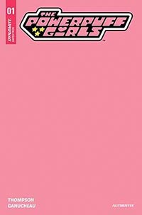 Powerpuff Girls Vol 4 #1 Cover S Variant Pink Blank Authentix Cover