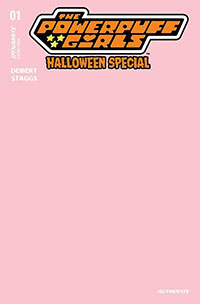 Powerpuff Girls Halloween Special #1 (One Shot) Cover N Variant Pink Blank Authentix Cover