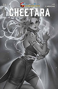 Thundercats Cheetara #4 Cover N Incentive Lesley Leirix Li Black & White Cover