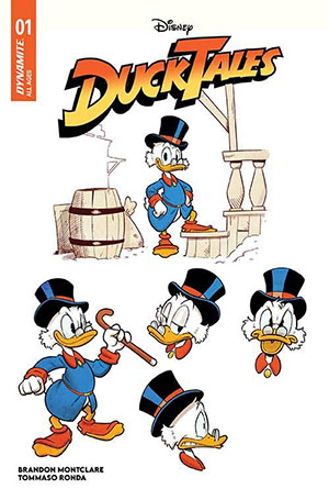 Ducktales Vol 5 #1 Cover U Variant Tommaso Ronda Design Cover