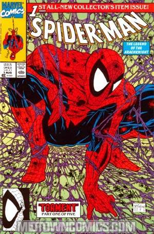 Spider-Man #1 Cover B 1st Ptg Regular Edition With Spidey Face In UPC Box No Bag