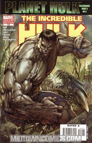 Incredible Hulk Vol 2 #100 Cover C Incentive Michael Turner Gray Hulk Variant Cover